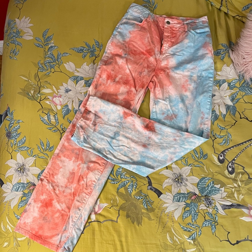 Cotton Candy Tie-Dye Jeans ☁️